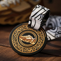 Médailles sportives en alliage de zinc moulé sous pression, médaille de marathon, logo en métal émaillé 3D, médailles personnalisées avec ruban