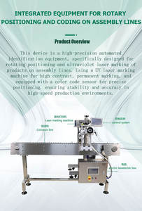 Système d'inspection et de marquage rotatif entièrement automatique pour bouteilles rondes, certifié EAC, équipement professionnel pour une traçabilité totale - Product Image 5