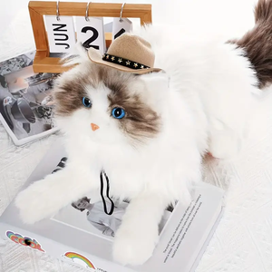 Dog Hats Cowboy Hats Mini Decoration Multi-Function Kitten Hats Household Puppy Cat Dress up Accessory Little Baby Cowboy Caps - Product Image 3