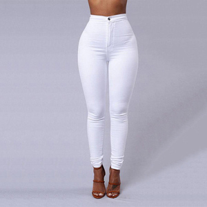 QY leggings minces femmes leggings multicolores femmes nouveau style taille haute moulant grande taille 2020 mode <span class=keywords><strong>jeans</strong></span> stretch - Product Image 6