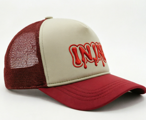 หมวกแก๊ปทรง Trucker แบบ Color-Blocked แต่งตาข่าย สไตล์ลำลองและสปอร์ต ทรงสูง แบบ Unisex เหมาะสำหรับทุกฤดูกาล ปรับขนาดได้ด้านหลัง - Product Image 3