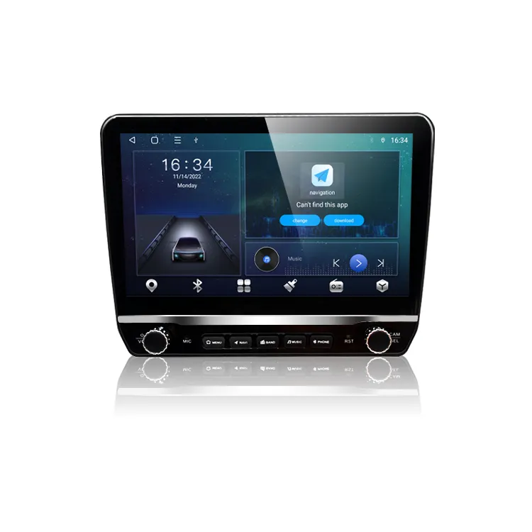 Autoradio Multimedia Speler Android 12 Universele 10 ''Scherm Ips Dsp Rds 4G Wifi Radio Gps Navigatie Auto Android Speler