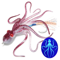 Spinpoler 110g 150g 200g TPE leurre souple pieuvre hameçon de Jigging tête de Jig pêche en mer grand jeu avec hameçon de Jigging lourd