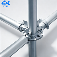 Échafaudage Ringlock Q355 galvanisé à chaud, livraison directe d'usine, échelle d'échafaudage personnalisée pour la construction de ponts