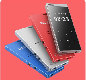 Reproductor MP3 con botón táctil, BT 5,0, reproductor de música portátil inalámbrico, compatible con tarjeta TF de 32GB, Radio FM para estudiantes, deportes y gimnasio - Product Image 4