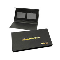 Boîte de carte de crédit personnalisée en métal vierge VIP Visa Vise Carte de débit Carte de crédit Emballage rigide magnétique