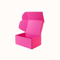 Vente en gros d'emballage de boîte d'expédition en carton personnalisé avec impression personnalisée boîte d'expédition cadeau ondulée noire