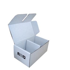 Juego <span class=keywords><strong>de</strong></span> tazas blancas reciclables rígidas personalizadas, caja <span class=keywords><strong>de</strong></span> embalaje corrugada, cajas <span class=keywords><strong>de</strong></span> envío <span class=keywords><strong>de</strong></span> velas con insertos - Product Image 3