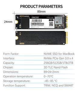 Osmo <span class=keywords><strong>SSD</strong></span> Ổ Cứng NVME 2TB 1TB 512GB 256GB Disco Duro Cho <span class=keywords><strong>MacBook</strong></span> A1347 A1369 A1398 A1418 A1465 A1466 A1481 A1502 - Product Image 6