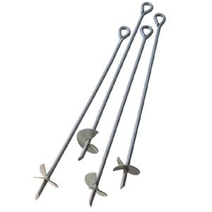 Pvc Gecoat Of Hdg Gegalvaniseerde Spiraalvormige Palen/Multifunctioneel Aarde Anker/Hdg <span class=keywords><strong>Auger</strong></span> Anker - Product Image 2