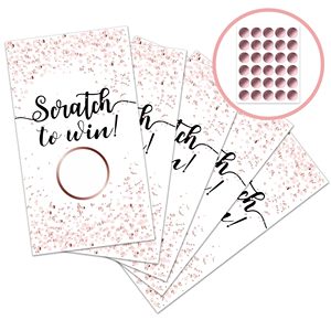 Carte à gratter personnalisée en papier à insérer en couleur Carte à gratter prépayée avec impression de code de numéro de série - Product Image 4