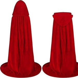 Cape en tissu d'Halloween pour adultes et enfants, style européen et américain, accessoires de déguisement de Diable, Sorcier, Démon, Vampire - Product Image 3