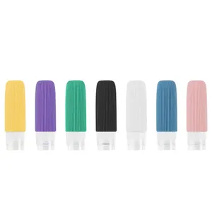 Set de Viaje Ecológico de 90 ml, Marca <span class=keywords><strong>XND</strong></span>, Botella de Viaje Aprobada por la TSA, a Prueba de Fugas, Kit de Botellas de Silicona Reutilizables para Artículos de Aseo - Product Image 1