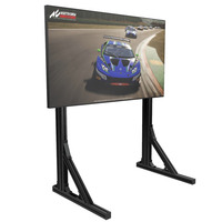 Soporte de Aluminio Personalizado de Fábrica para Cuatro Monitores, Soporte para Pantalla de TV, Soporte para Cuatro Monitores para Simulador de Carreras