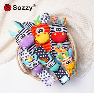 <span class=keywords><strong>Calcetines</strong></span> con <span class=keywords><strong>Sonajero</strong></span> para Bebés, Juguetes de Peluche con <span class=keywords><strong>Sonajero</strong></span>, Lindos Animales de Dibujos Animados, <span class=keywords><strong>Calcetines</strong></span> con <span class=keywords><strong>Sonajero</strong></span> para Bebés - Product Image 2