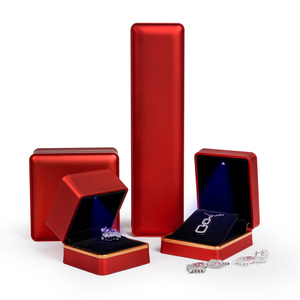 Wholesale Bracelet Necklace Earring Ring Packaging <b>LED</b> Jewelry <b>Box</b> With <b>LED</b> <b>Light</b> - Product Image 2