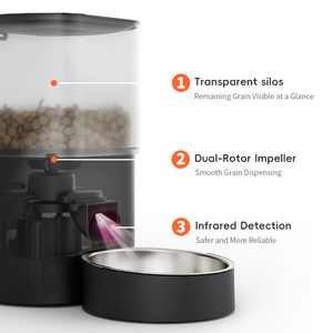 Fábrica <span class=keywords><strong>Pet</strong></span> Supply 2 em 1 Inteligente Cat Dog Alimentador e Fonte De Água WIFI Controle Remoto Timing Automático <span class=keywords><strong>Pet</strong></span> Alimentador Dispenser - Product Image 4