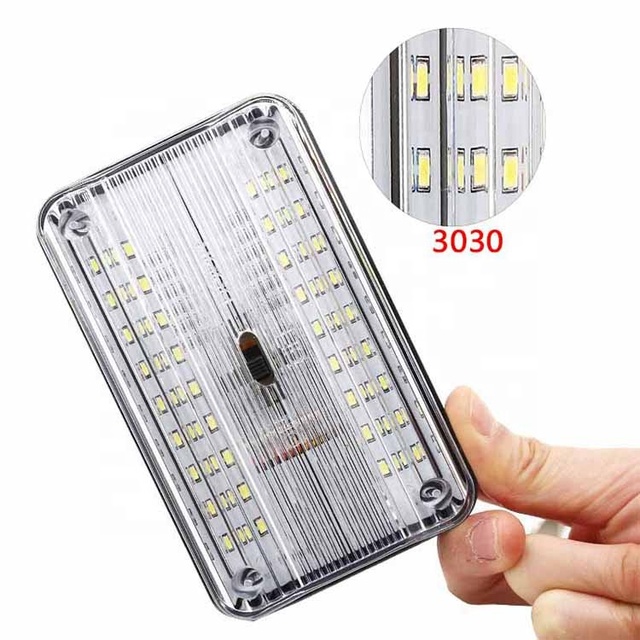 36 LED Ultra Bright Rectangle Night Light Interior Dome Roof Indoor Ceiling Reading Trunk Lamp Bulb Auto Car Light Accessory