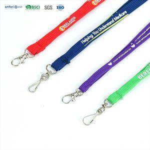 Cordones de Tubo Ligeros y Resistentes de Poliéster, Modernos, con Serigrafía Personalizada, Porta Tarjetas de Identificación, Fabricantes OEM/ODM, Hospitales - Product Image 2