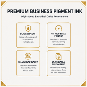Tinta Pigmentada WF-6090, 1000 ml, 4 Colores CMYK, a Base de Agua, Recarga para Impresoras de Alta Velocidad WF-6590, WF-8090, WF-8590, Venta al Por Mayor - Product Image 3