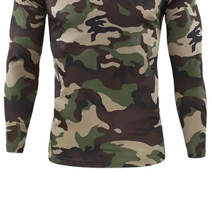 Camiseta de Caza de Manga Larga para Hombre, de Lona, Transpirable, de Secado Rápido, Cuello Redondo, Estilo Táctico - Product Image 6