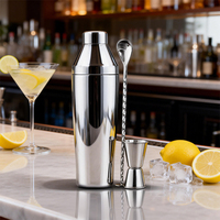 Accessoires de cocktail en acier inoxydable, shaker professionnel pour barman - Shaker à cocktail thermique de 750 ml pour mélanger et refroidir