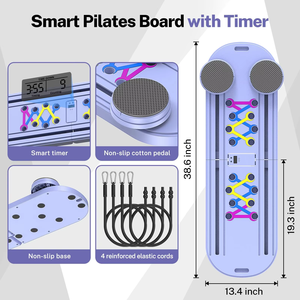 Kj Logra un <span class=keywords><strong>Abdomen</strong></span> Tonificado en Casa Tabla de Ejercicios Unisex Ecológica 7 en 1 con Rebote Automático que Facilita los Entrenamientos del Core - Product Image 3