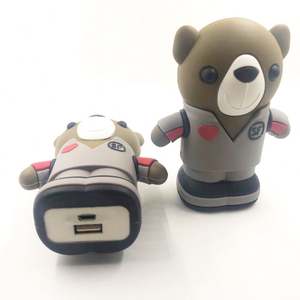 Banco de Energía 3D de PVC con Logotipo Personalizado, 2600 mAh, Diseño OEM, Carga Rápida Micro USB, Iluminación LED - Product Image 4