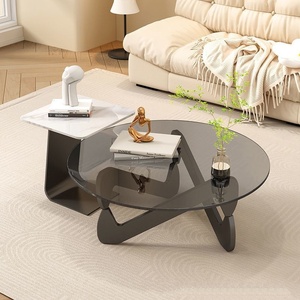 VOYAGE Hot Selling <span class=keywords><strong>moderno</strong></span> rotondo tavolino da caffè interno fatto a mano <span class=keywords><strong>in</strong></span> <span class=keywords><strong>legno</strong></span> <span class=keywords><strong>soggiorno</strong></span> mobili all'ingrosso - Product Image 2