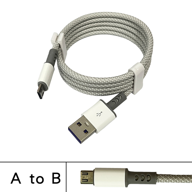 High Quality USBA to Micro Data Cable Nylon Braided Fast Charging Cable