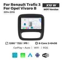MEKEDE X10 X20 X30 X40 UIS7865 8+128G QLED AKM DSP CarPlay sans fil Android Auto pour Renault Trafic 3