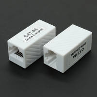 Connecteur Keystone RJ45 STP CAT6A en ligne, blindé, plaqué or, 10 Gbit/s, femelle-femelle, pour extension Ethernet