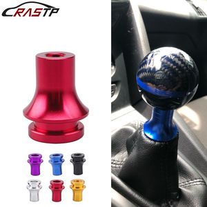 Adaptateur de pommeau de levier de vitesse de voiture M10x1.5 en alliage d'aluminium rouge, diamètre 29 mm, hauteur 42 mm, ajustement universel - Product Image 5