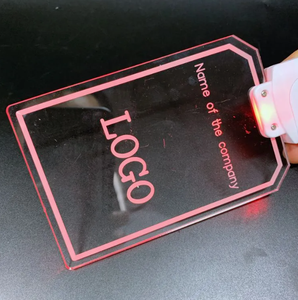 Customized Logo <b>LED</b> Acrylic ID Card Lanyard - Product Image 4