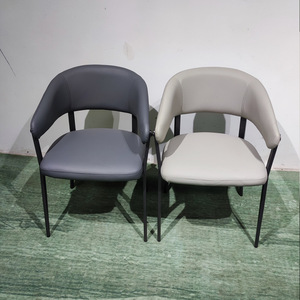 Mobilier moderne pour la maison <span class=keywords><strong>chaise</strong></span> de café <span class=keywords><strong>beige</strong></span> teddy <span class=keywords><strong>tissu</strong></span> meubles dossier <span class=keywords><strong>noir</strong></span> pieds salle à manger - Product Image 2