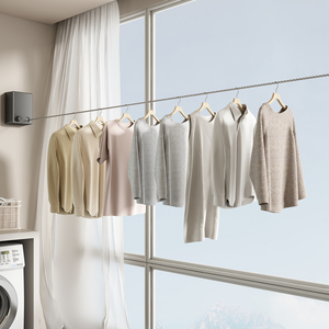 Corde à linge en acier inoxydable SUS304 de qualité supérieure, à prix abordable, avec corde réglable, robuste, pour la vente en gros - Product Image 2