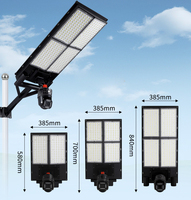 Lampadaire solaire avec caméra CCTV 4MP WiFi 4G, surveillance à distance, éclairage de sécurité extérieur étanche, OEM