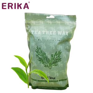 Fabrika özel Logo çay ağacı tatlar 500g sıcak balmumu blok boncuk tüy dökücü epilasyon için 500g balmumu blok sert balmumu fasulye - Product Image 2