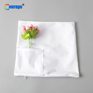 Custom 32*32cm stampato federe <span class=keywords><strong>cuscino</strong></span> sublimazione copertura in bianco <span class=keywords><strong>con</strong></span> tasca - Product Image 2