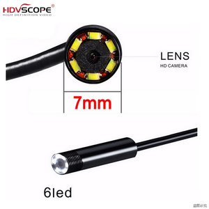 Endoscope médical USB avec 70 °   Caméra étanche IP67 à angle de vue de 7 mm pour Android, câble souple de 10 m et capteur CMOS 1/<span class=keywords><strong>9</strong></span>\" - Product Image 2