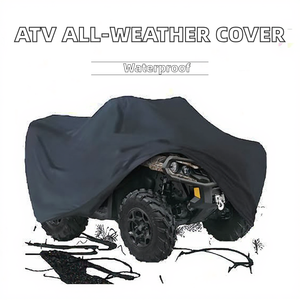 热卖全天候通用全地形车四轮车罩制作防风防水涤纶牛津布防紫外线车罩 - Product Image 3