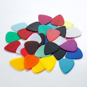 Plektros de guitarra de Delrin ABS en blanco de color personalizado, venta al por mayor, superficie mate, suministro directo de fábrica OEM ODM - Product Image 1