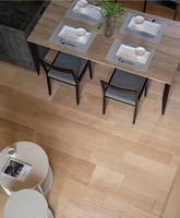 Plancher de bois dur d'intérieur d'érable européen Vrai bois mat lisse Plus de styles Plancher d'érable canadien de salon