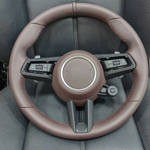 Volante de Cuero Marrón Oscuro para <span class=keywords><strong>Porsche</strong></span> <span class=keywords><strong>Boxster</strong></span> 981 <span class=keywords><strong>S</strong></span> GTS Spyder <span class=keywords><strong>Black</strong></span> <span class=keywords><strong>Edition</strong></span> 2012 a 2016 - Product Image 3