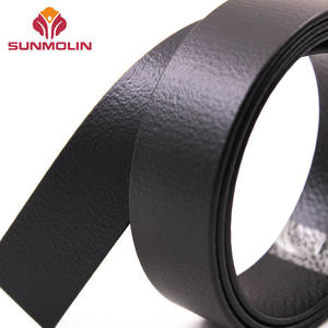 أسود مخصص نسيج جلدي غير لامع مقاوم للماء TPU المغلفة 25 عرض 2 سماكة حزام حزام حزام حزام حزام - Product Image 3