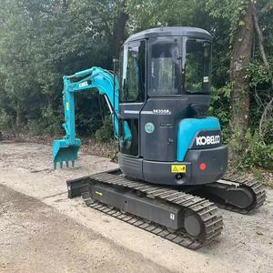 รถขุดขนาดเล็ก Kobelco SK35 มือสองคุณภาพสูง 3.5 ตัน 3 ตัน รุ่น SK35SR พร้อมห้องโดยสาร สำหรับงานจัดสวนและงานดิน - Product Image 3