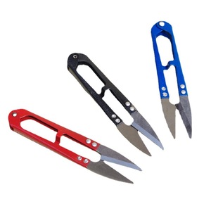 Ciseaux de pêche à la ligne en métal, outils de pêche manuels pour l'extérieur, rouge, noir, bleu, couleur aléatoire - Product Image 2