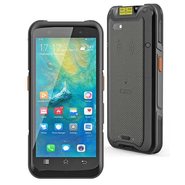 Cheapest Factory 5.5'' Android 10 2.0Ghz 4G Rugged PDA Mobile Phone Waterproof Rugged PDA Handheld Terminal with 2D Scanner NFC