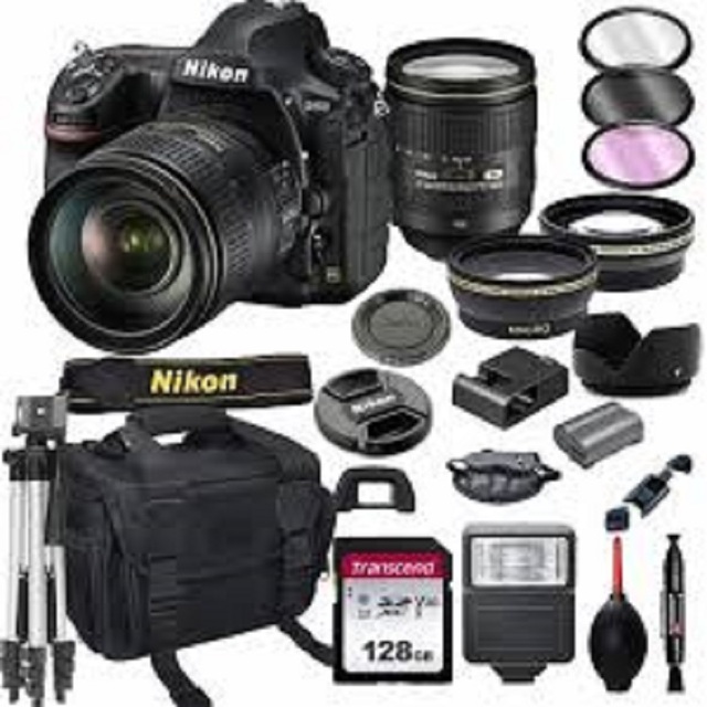 100% New FX-D7500 PRO Digital Camera 24-120mm F/4G AF-S ED VR Lens 4K CMOS Sensor SD Card Extra Accessories DSLR