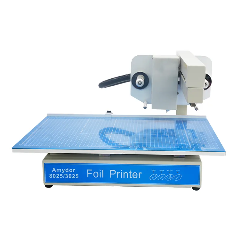 TE02 Good quality Gold Aluminum Hot Foil Stamping Machine Automatic Digital Foil Printer for Sale